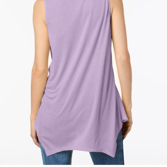 INC International Concepts Handkerchief-Hem Top - Picture 2 of 6